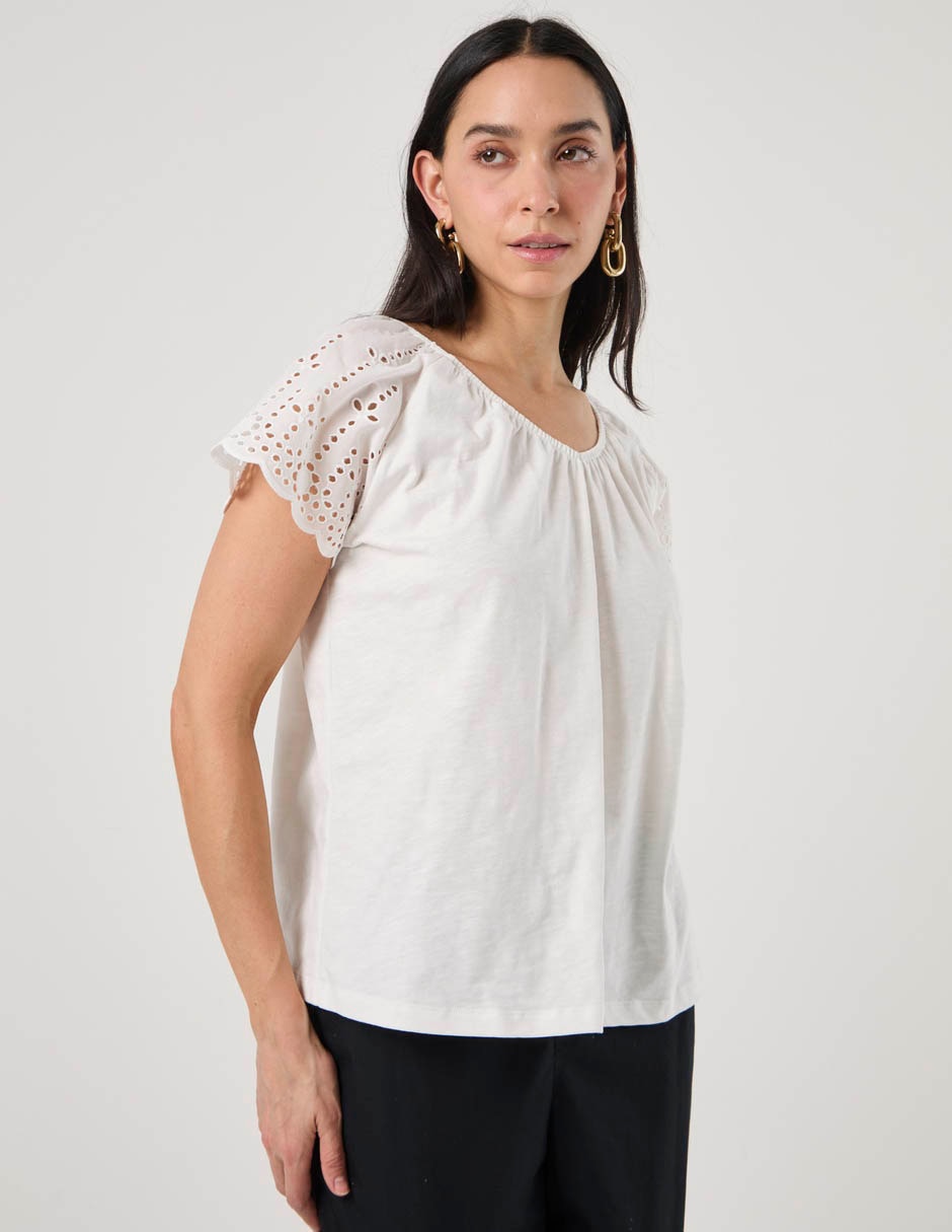 Blusa manga corta para mujer 2