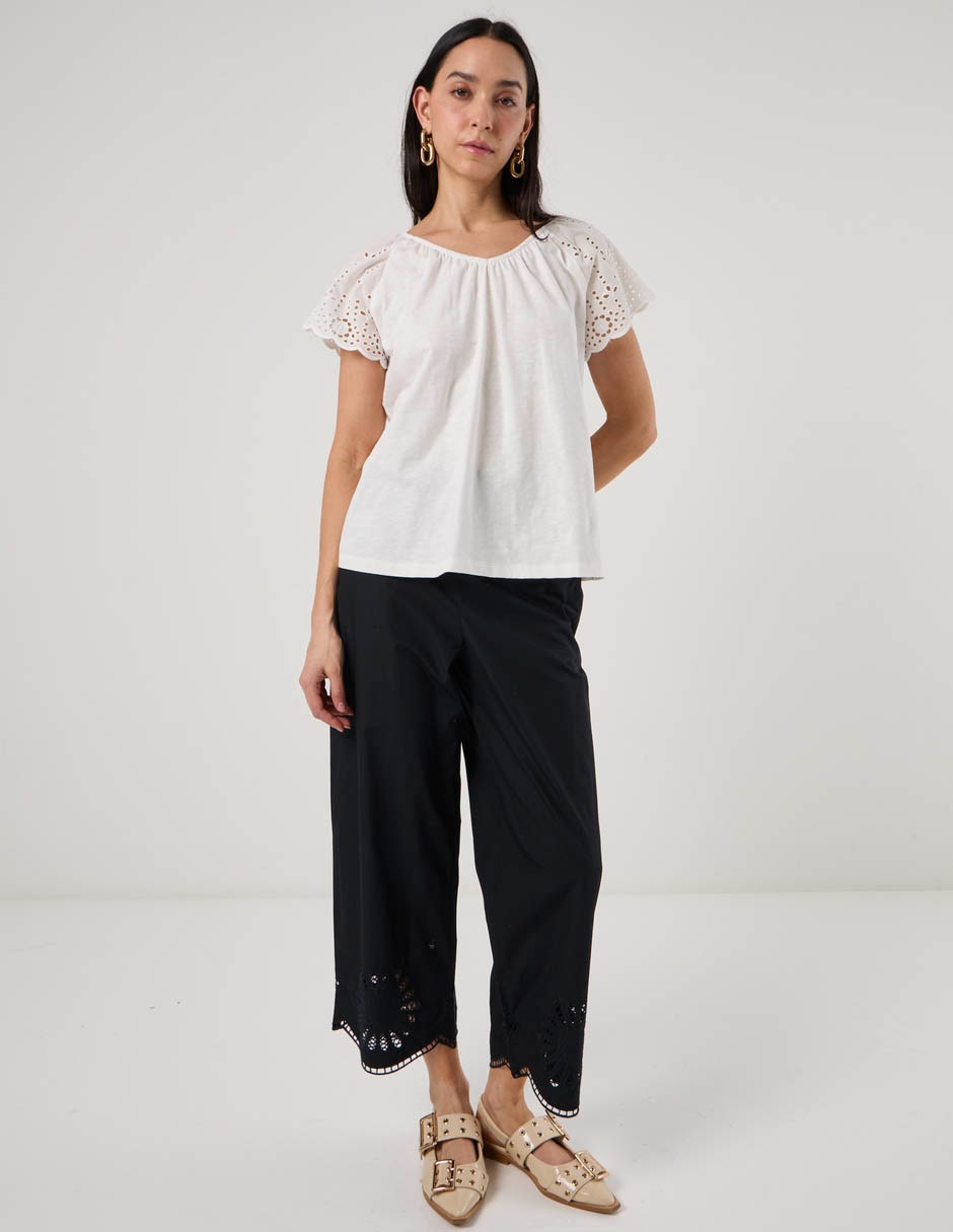 Blusa manga corta para mujer 3