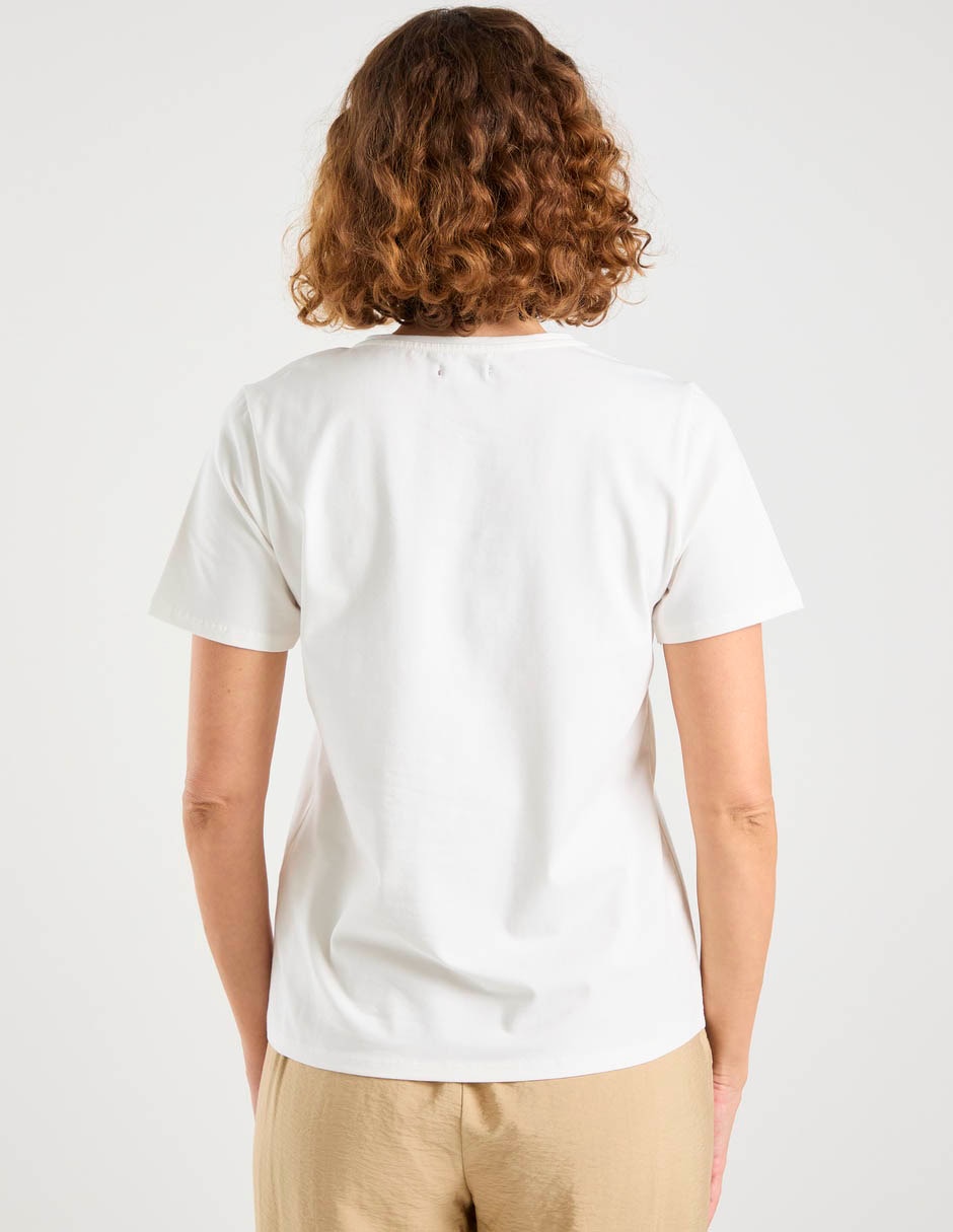 Blusa manga corta para mujer 6