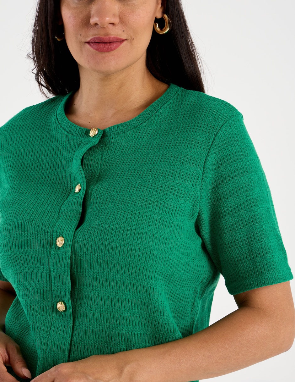 Suéter cuello redondo para mujer 2
