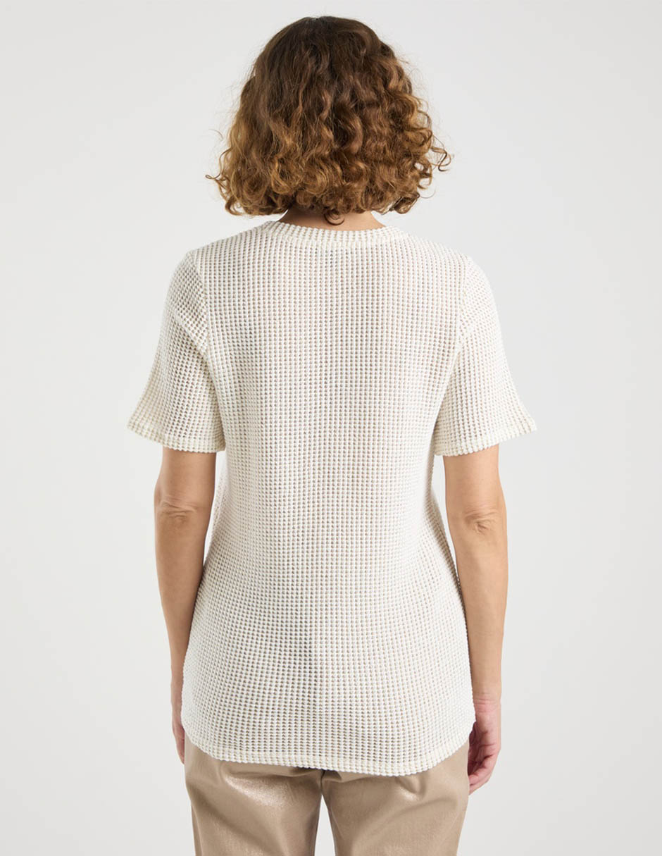 Suéter cuello con botón para mujer 6