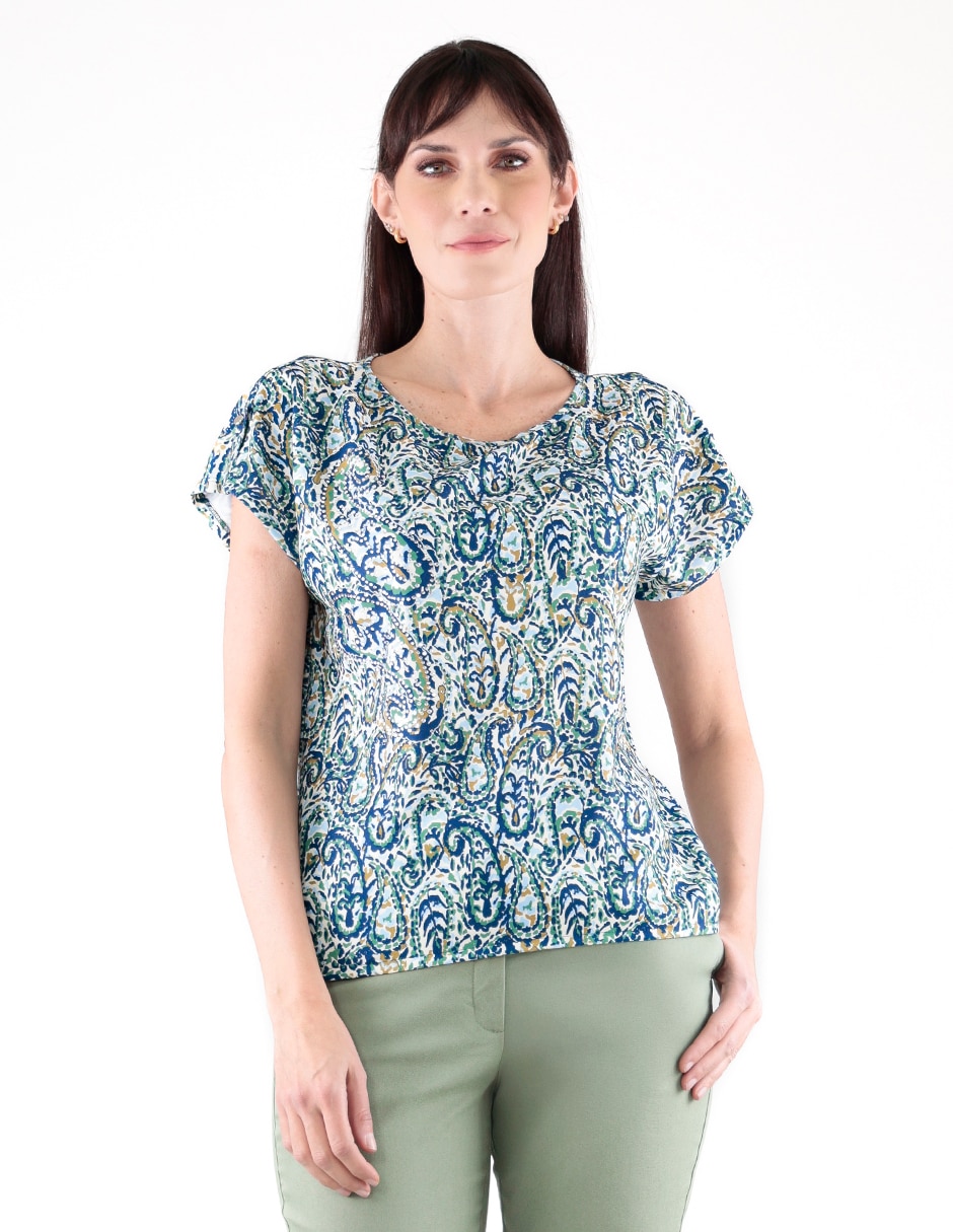 Blusa manga corta para mujer Blusa manga corta para mujer