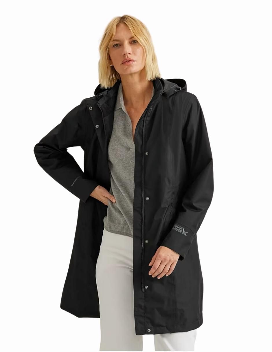 Gabardina con capucha para mujer 1