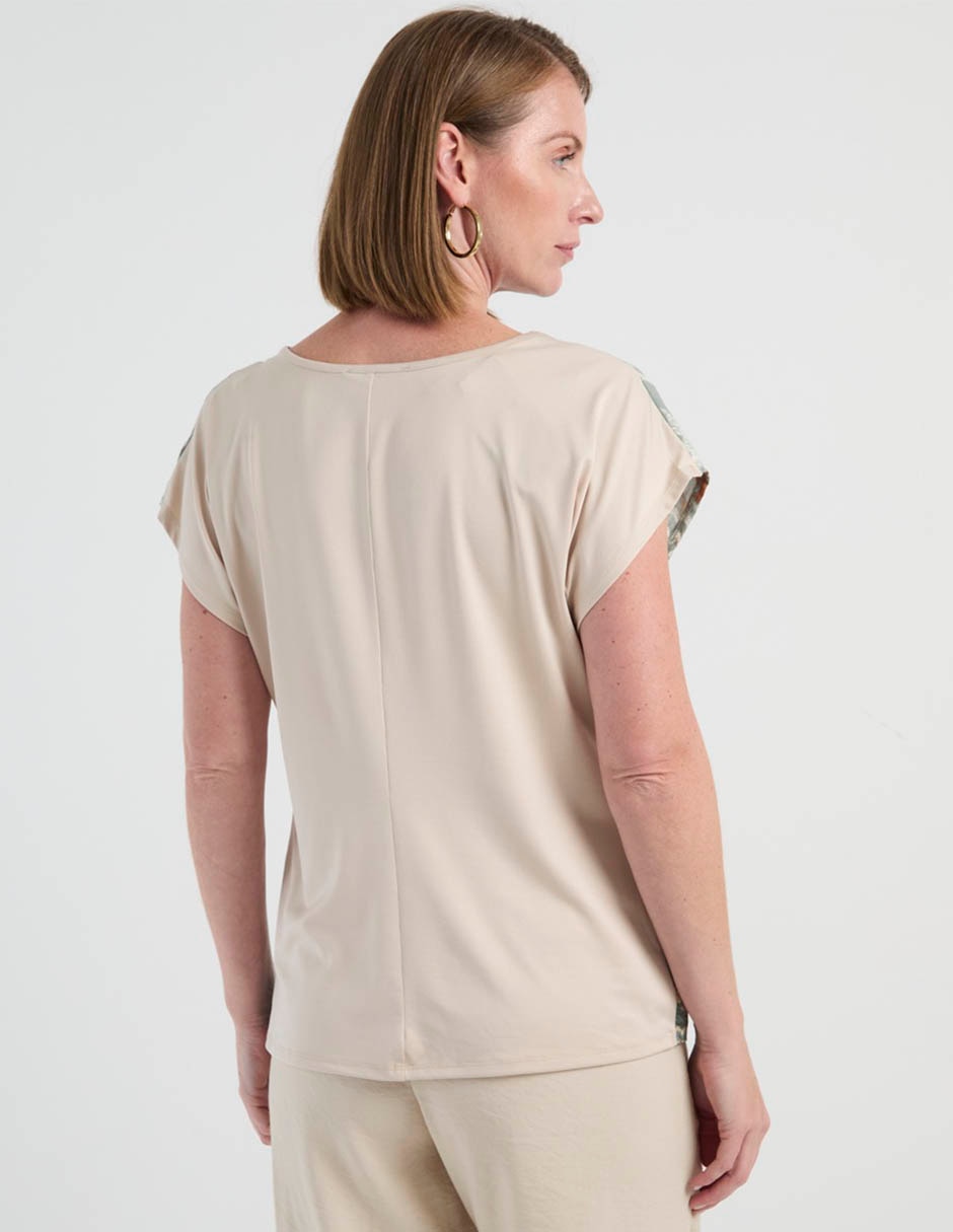 Blusa manga corta para mujer 3