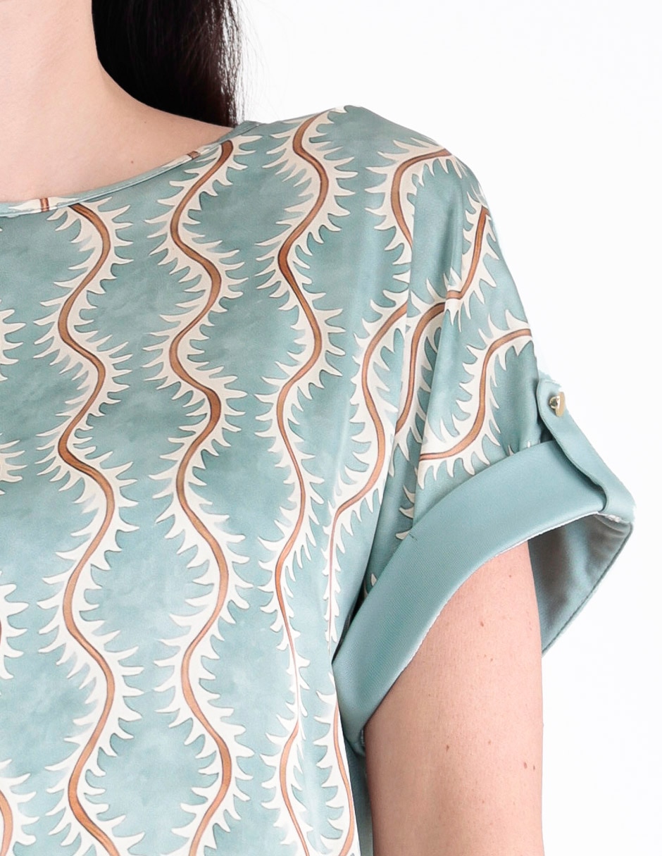 Blusa manga corta para mujer 2