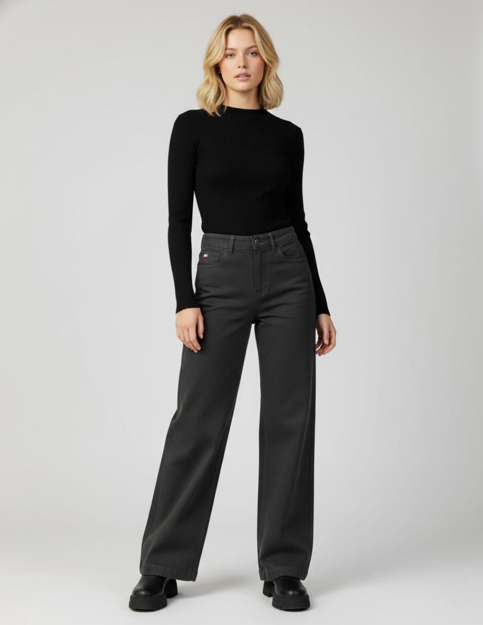 Jeans Wide leg Básicos para mujer Jeans Wide leg Básicos para mujer