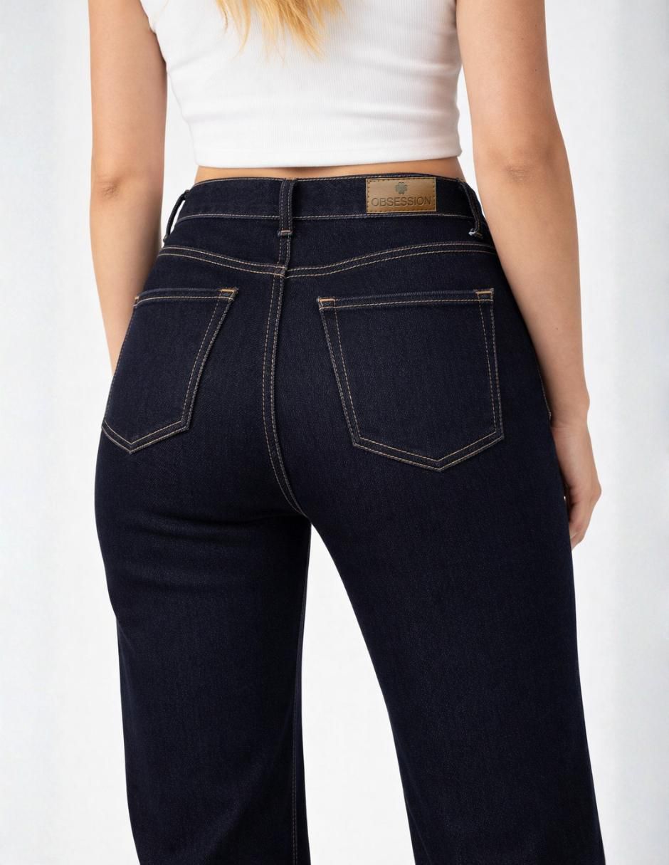 Jeans Wide leg Obs Jeans Básicos para mujer