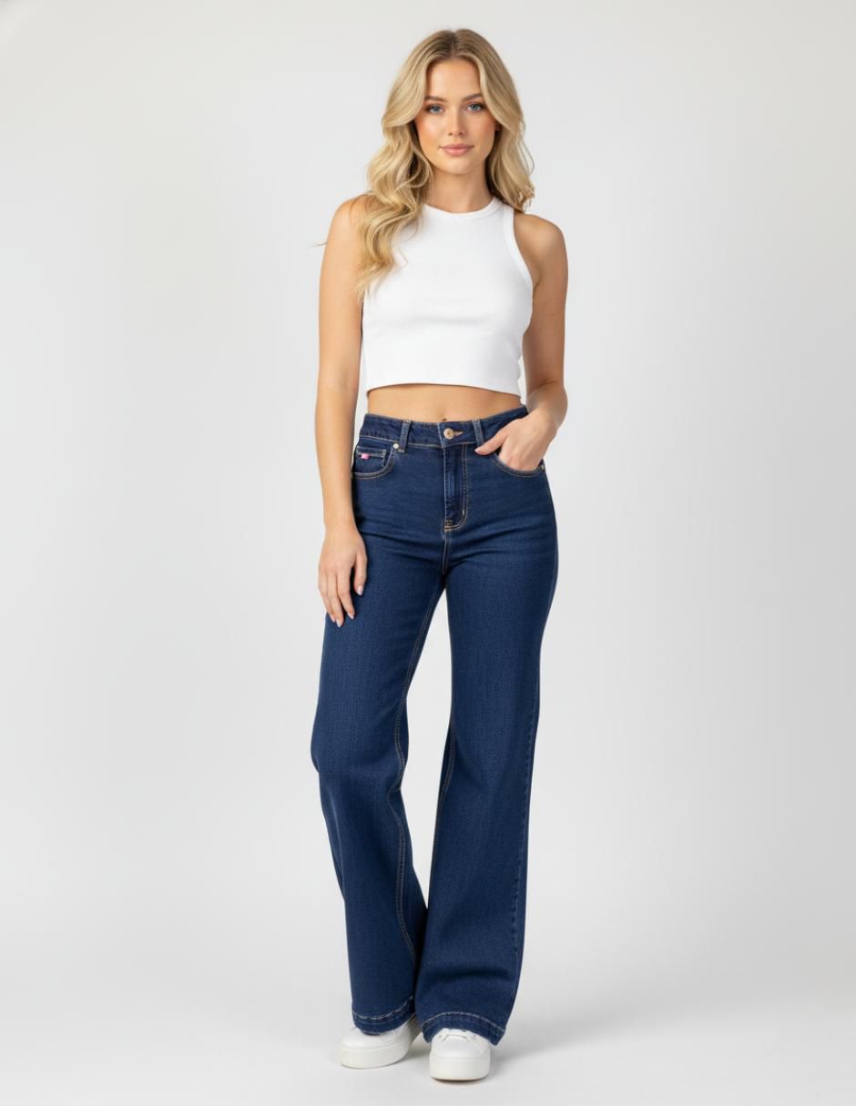 Jeans Wide leg Básicos para mujer Jeans Wide leg Básicos para mujer