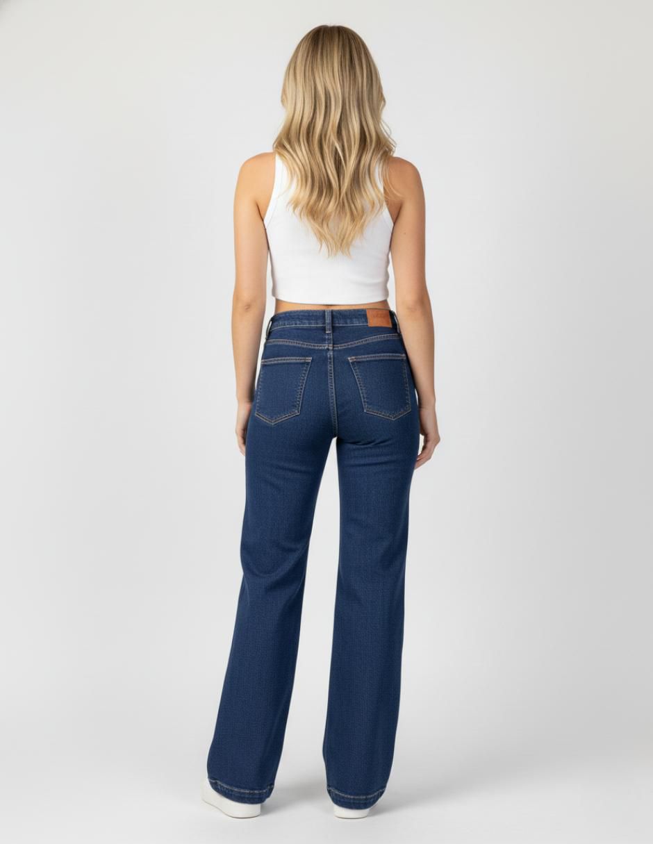 Jeans Wide leg Básicos para mujer 2