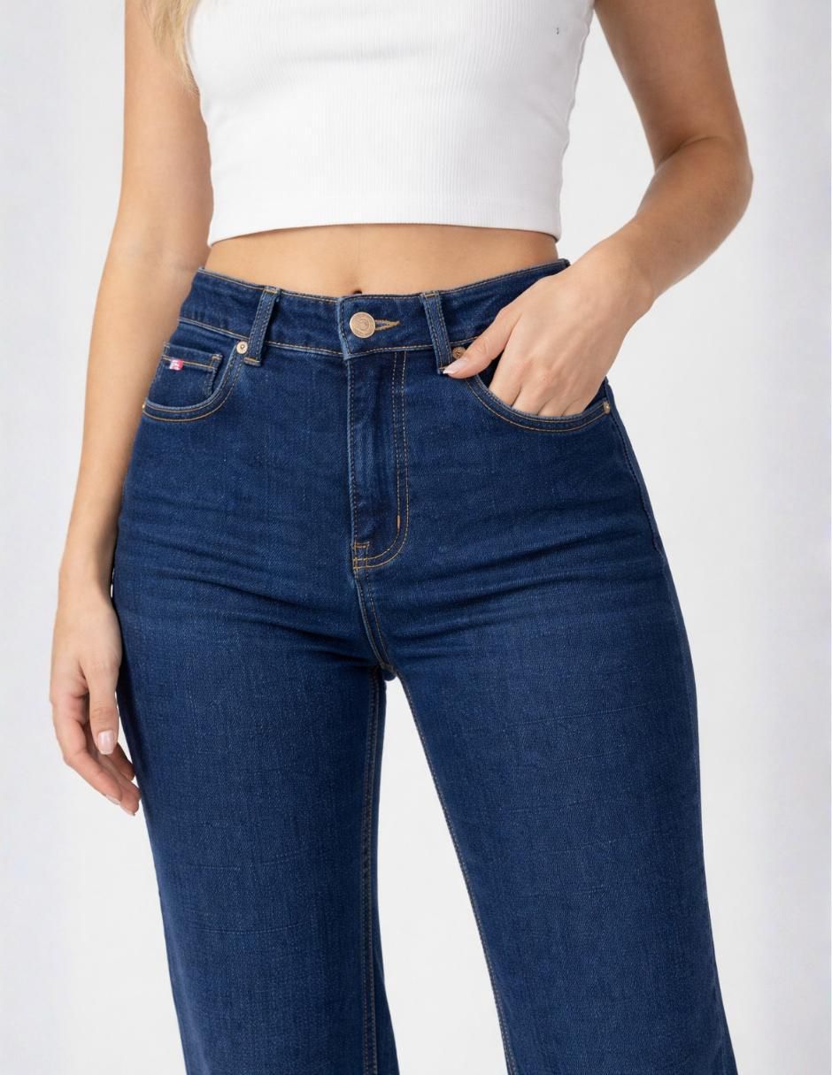 Jeans Wide leg Básicos para mujer 4