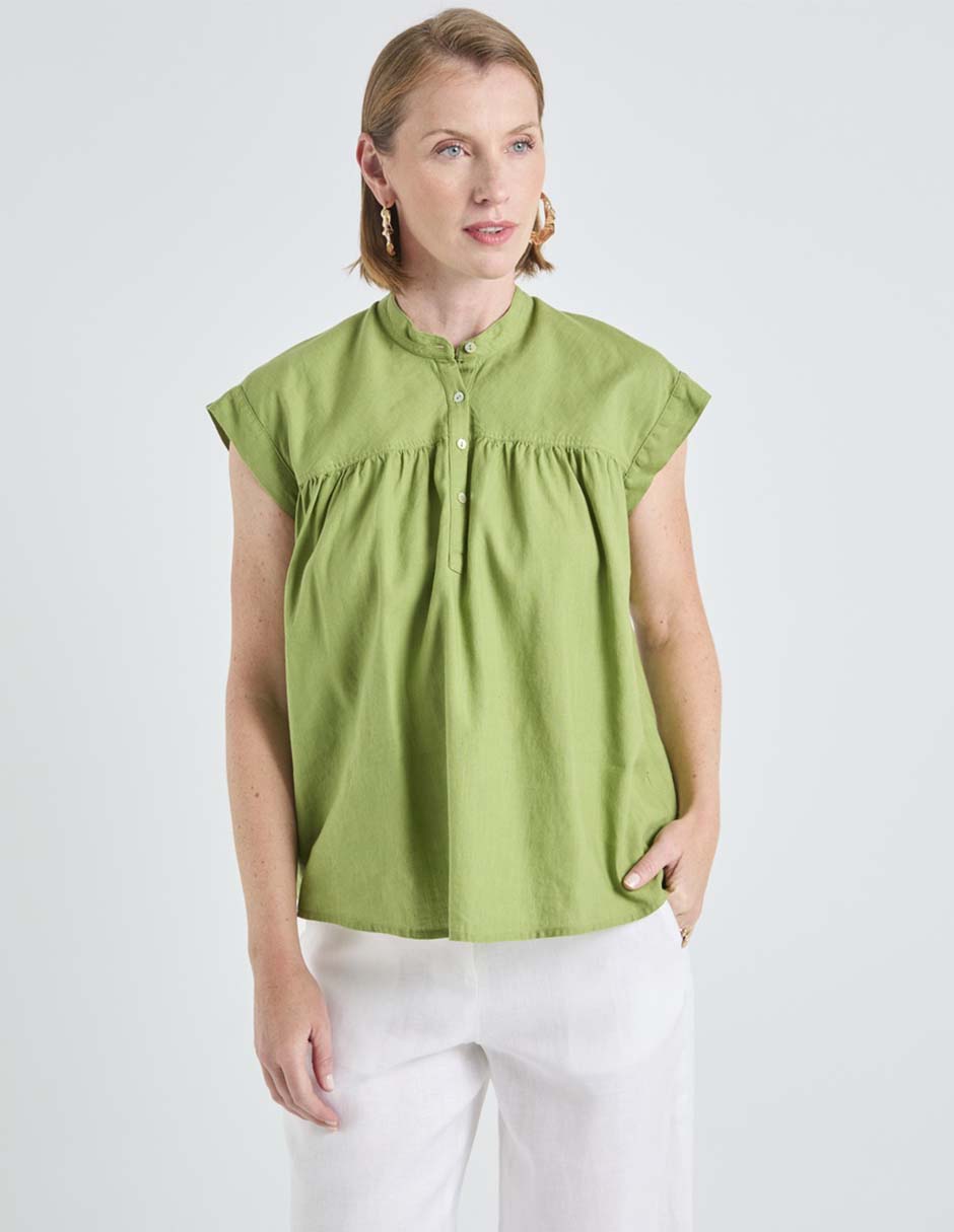 Blusa Ábito manga corta para mujer