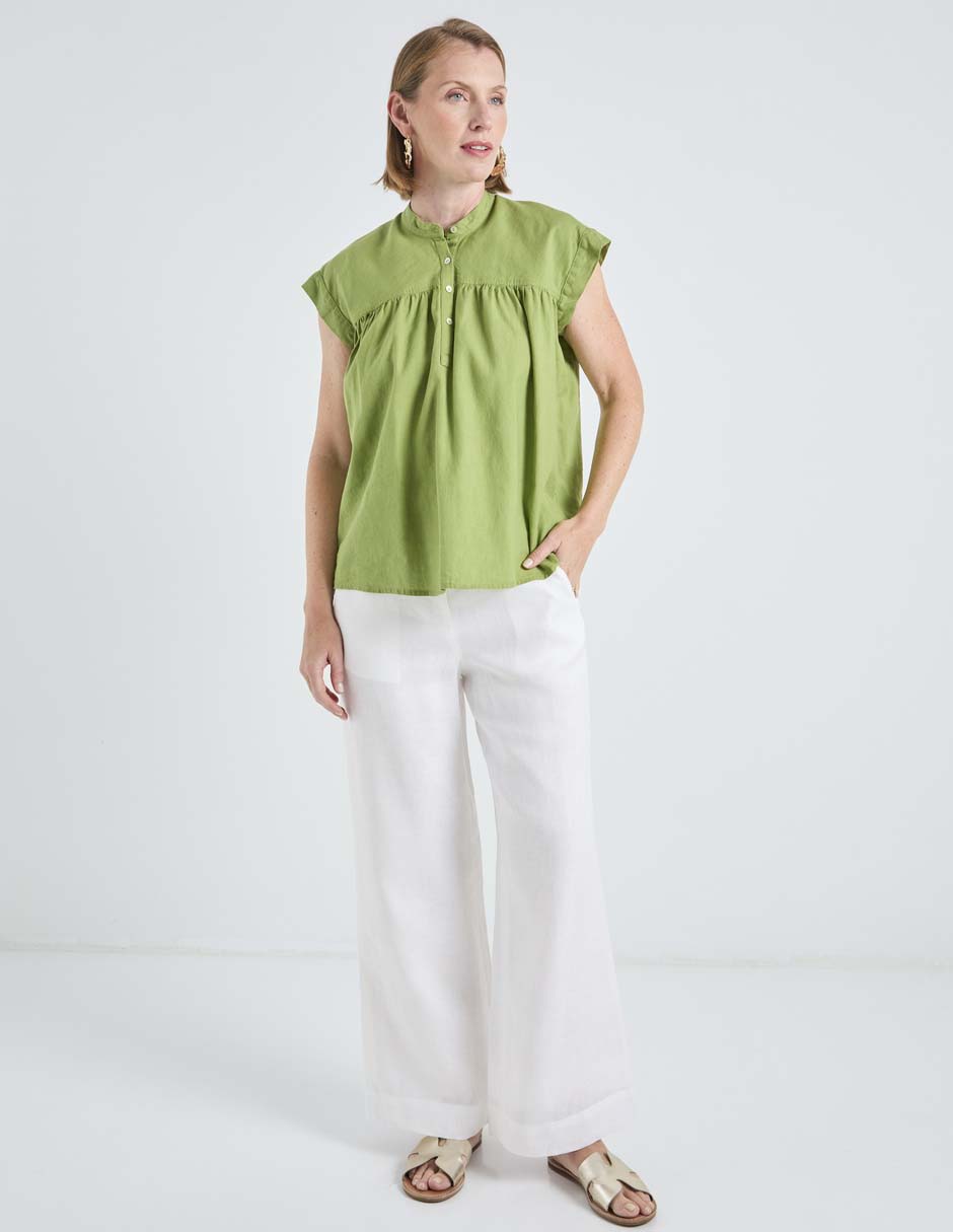 Blusa Ábito manga corta para mujer
