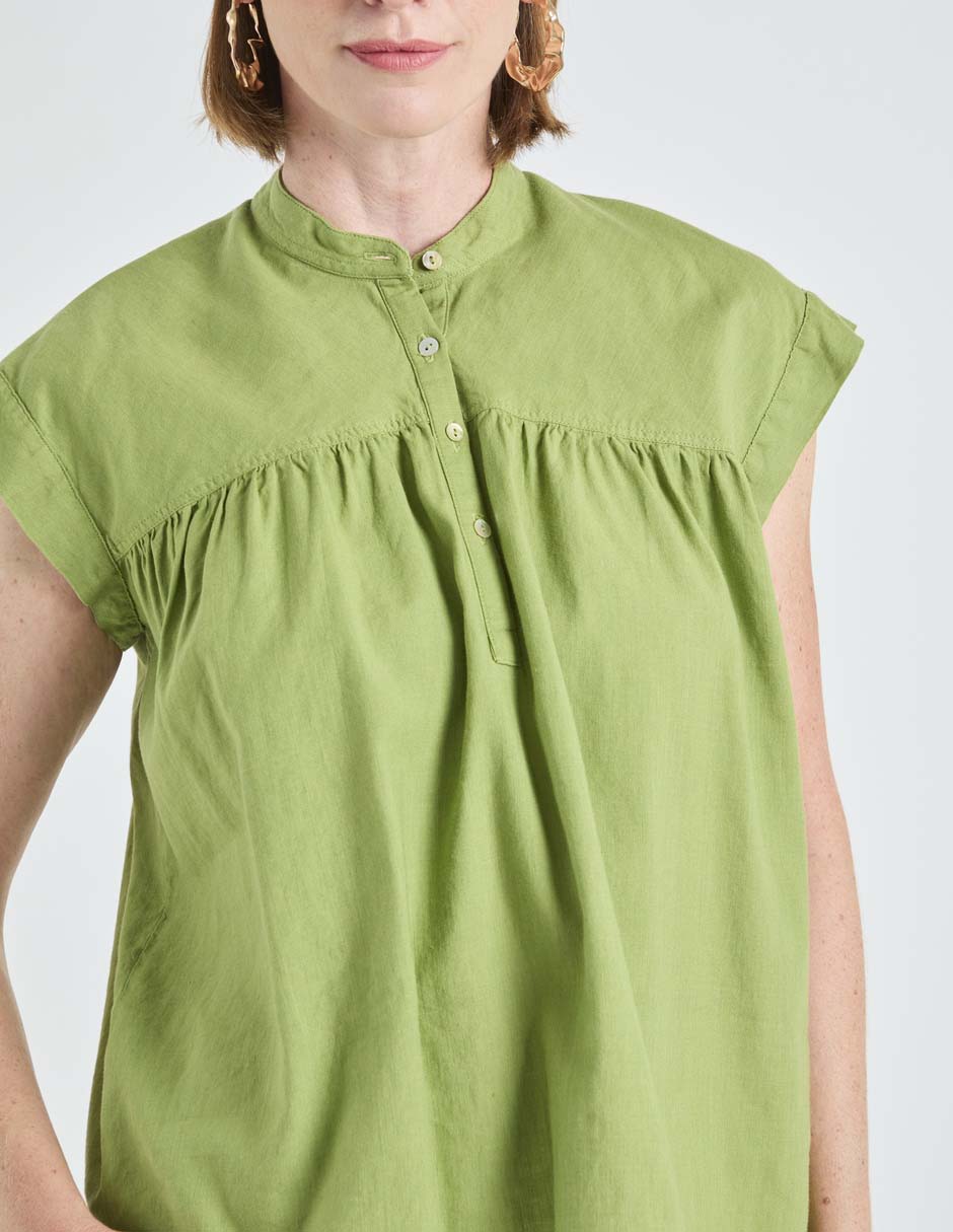Blusa Ábito manga corta para mujer