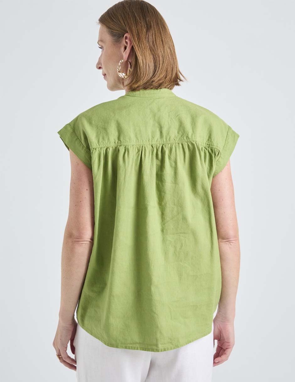 Blusa Ábito manga corta para mujer