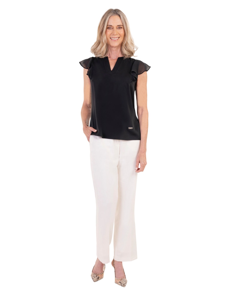 Blusa manga corta para mujer 2