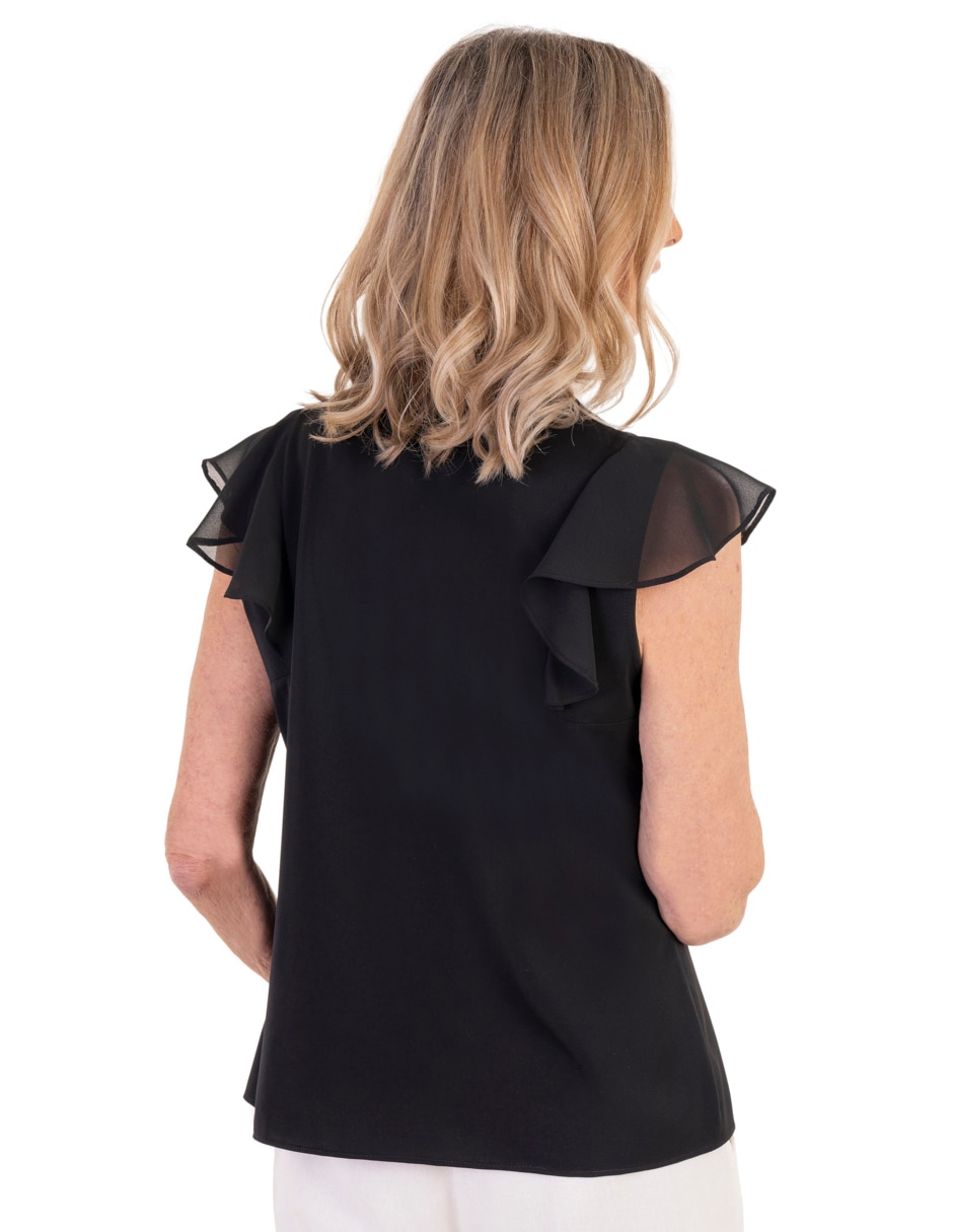 Blusa manga corta para mujer 3