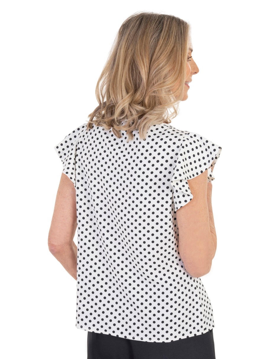 Blusa manga corta para mujer 4