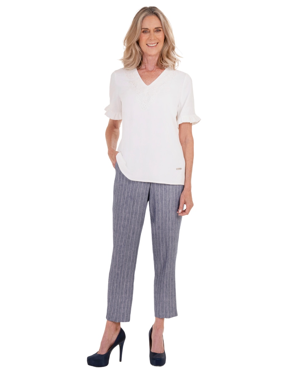 Blusa manga corta para mujer 2