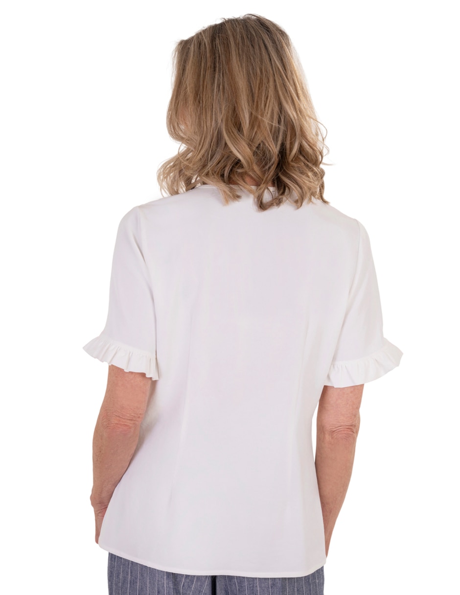 Blusa manga corta para mujer 3