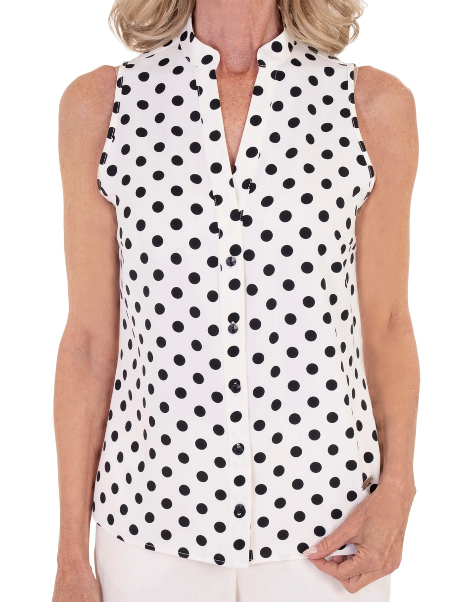 Blusa sin manga para mujer 3