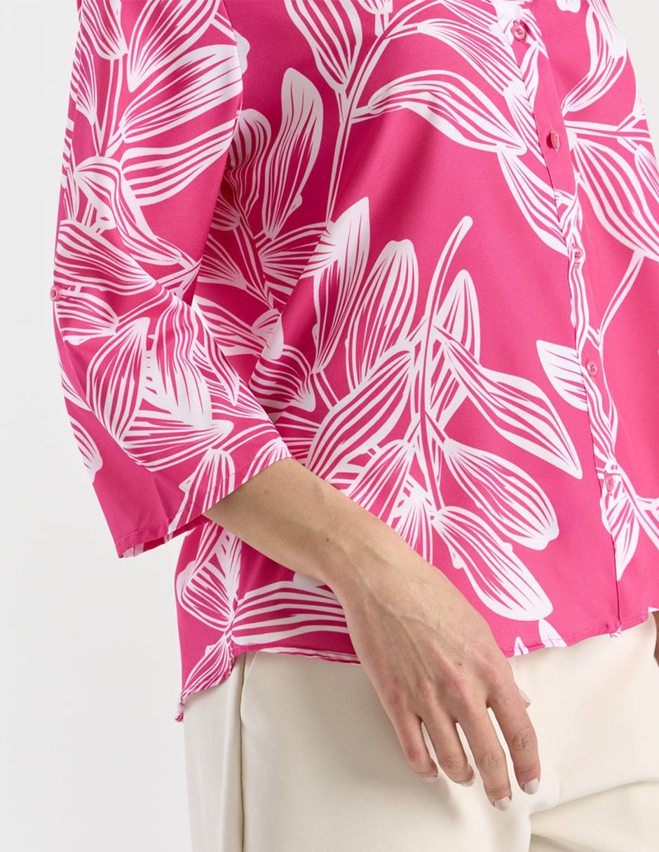 Blusa camisera Lpc manga 3/4 para mujer 10
