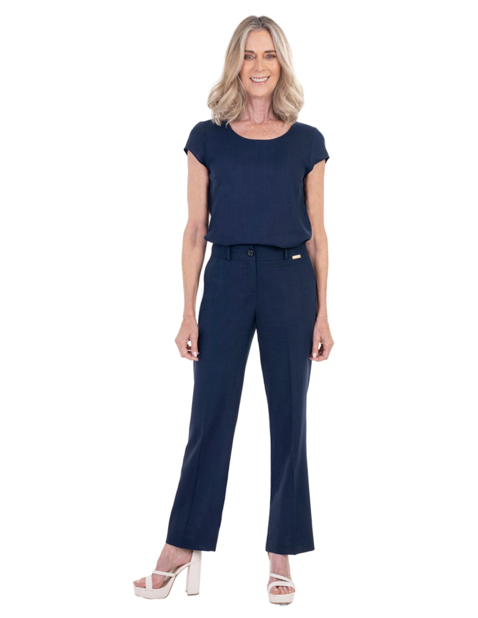 'pantalón' regular regular 'para mujer'