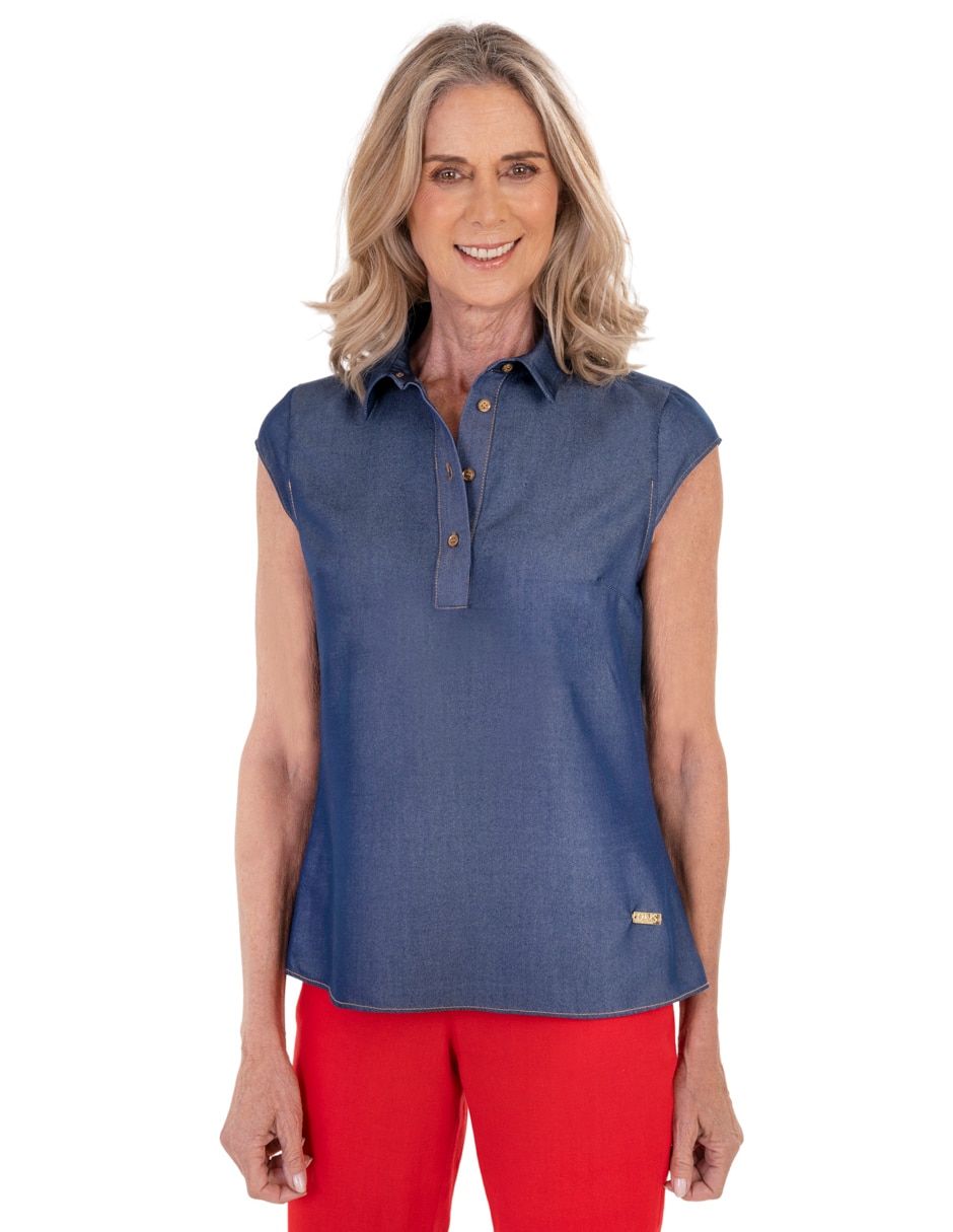 Blusa sin familia 'manga' corta 'para mujer' Blusa sin familia 'manga' corta 'para mujer'