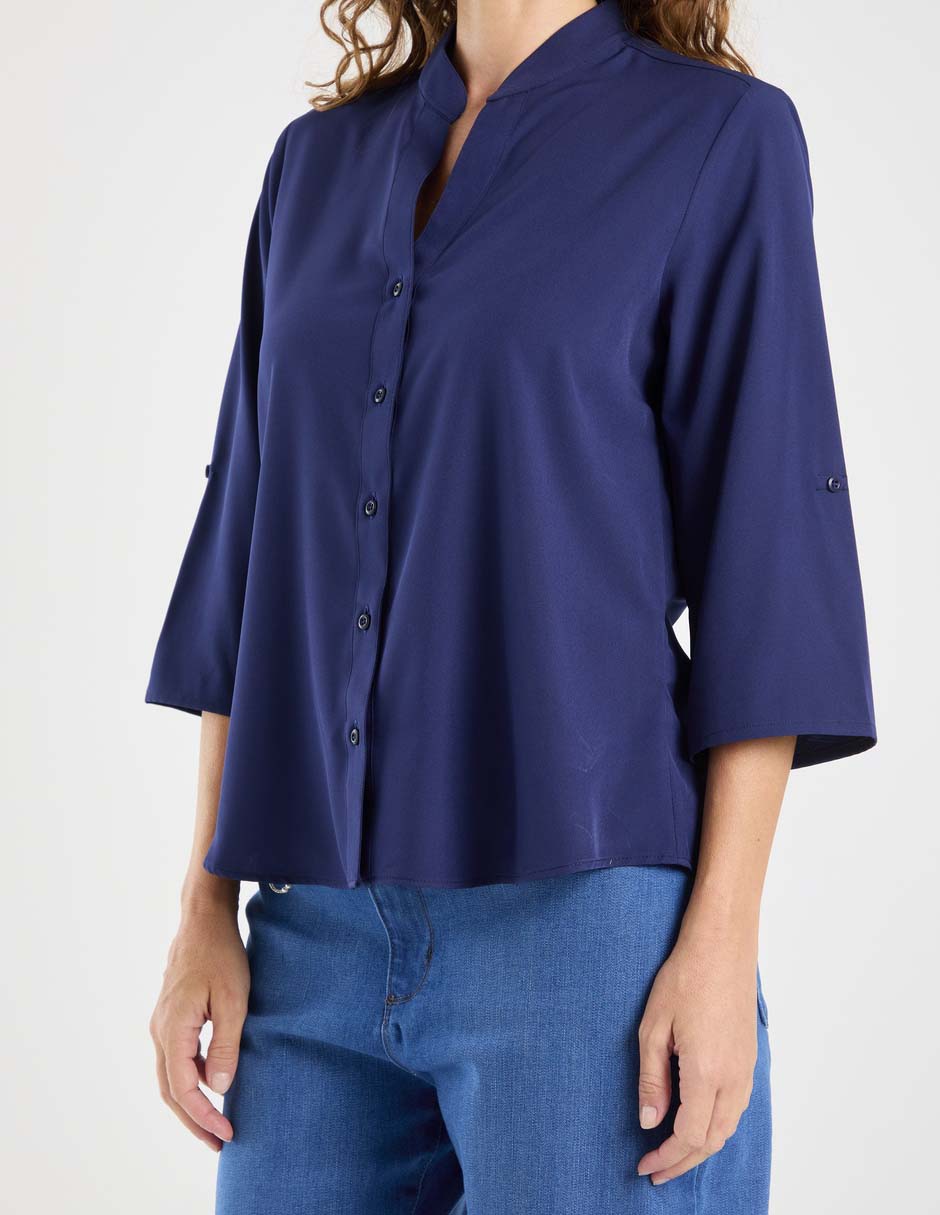 Blusa lpc manga 3/4 para mujer 7