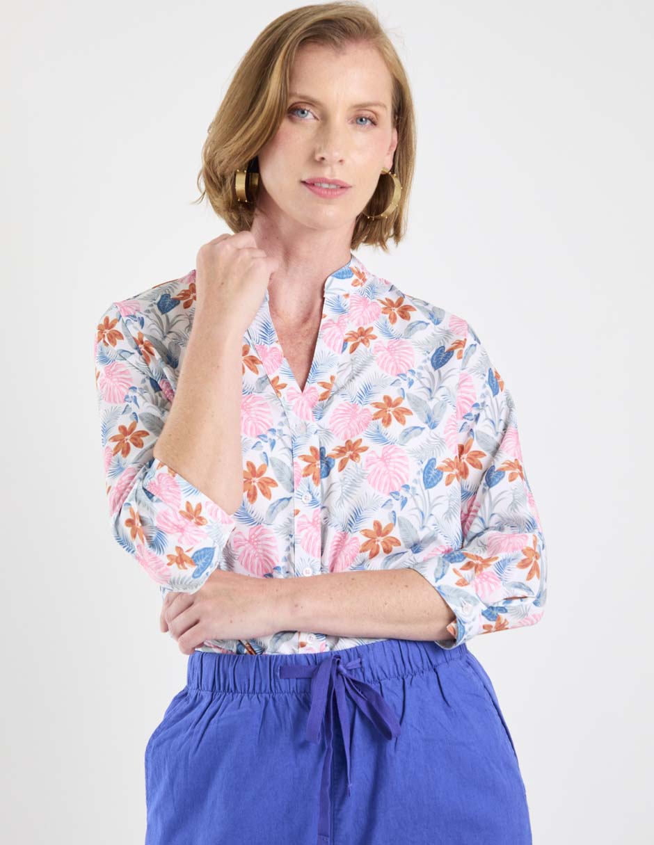 Blusa lpc manga 3/4 para mujer