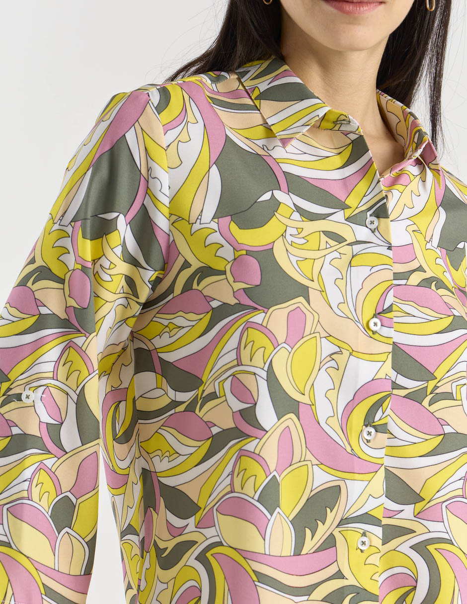 Blusa camisera LPC manga 3/4 para mujer