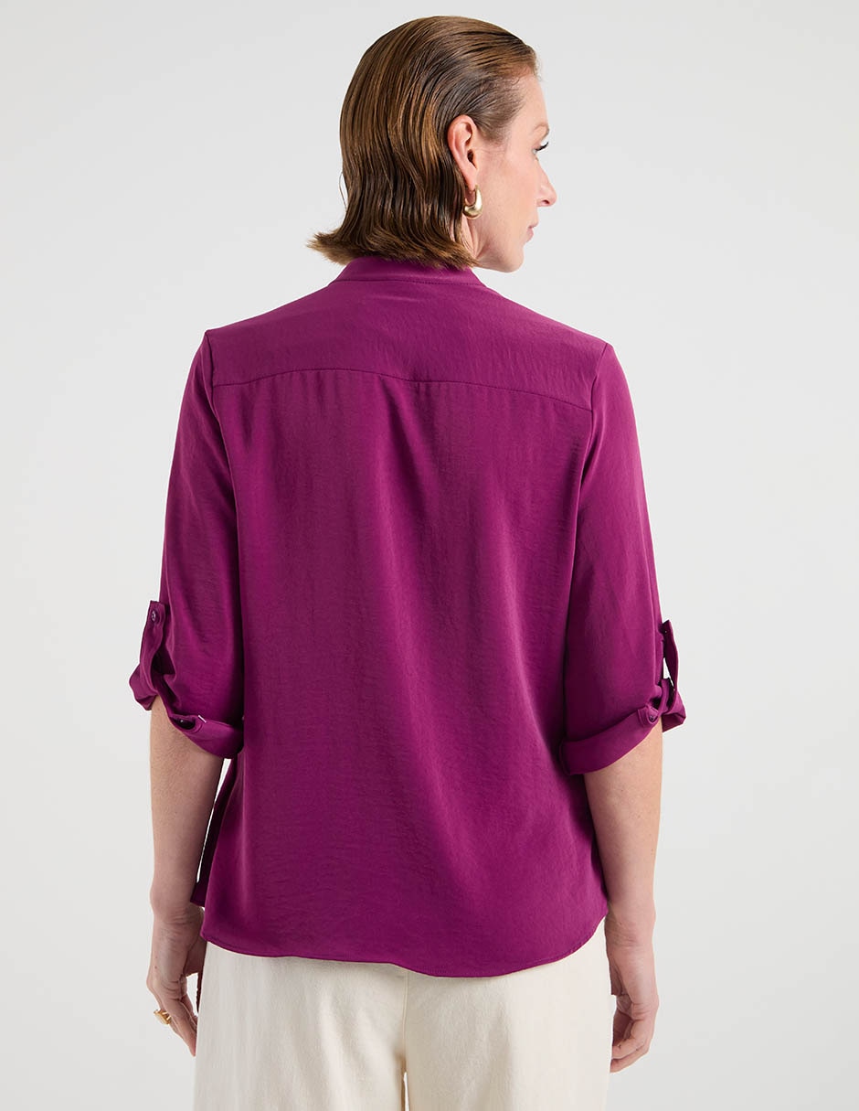 Blusa camisera LPC manga 3/4 para mujer