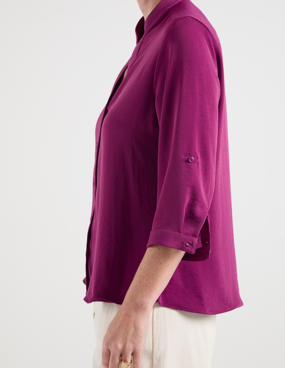 Blusa camisera LPC manga 3/4 para mujer