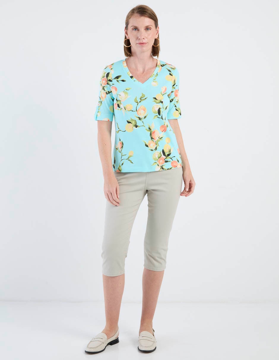 Blusa manga corta para mujer 3