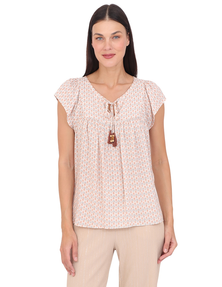 Blusa manga corta para mujer 1