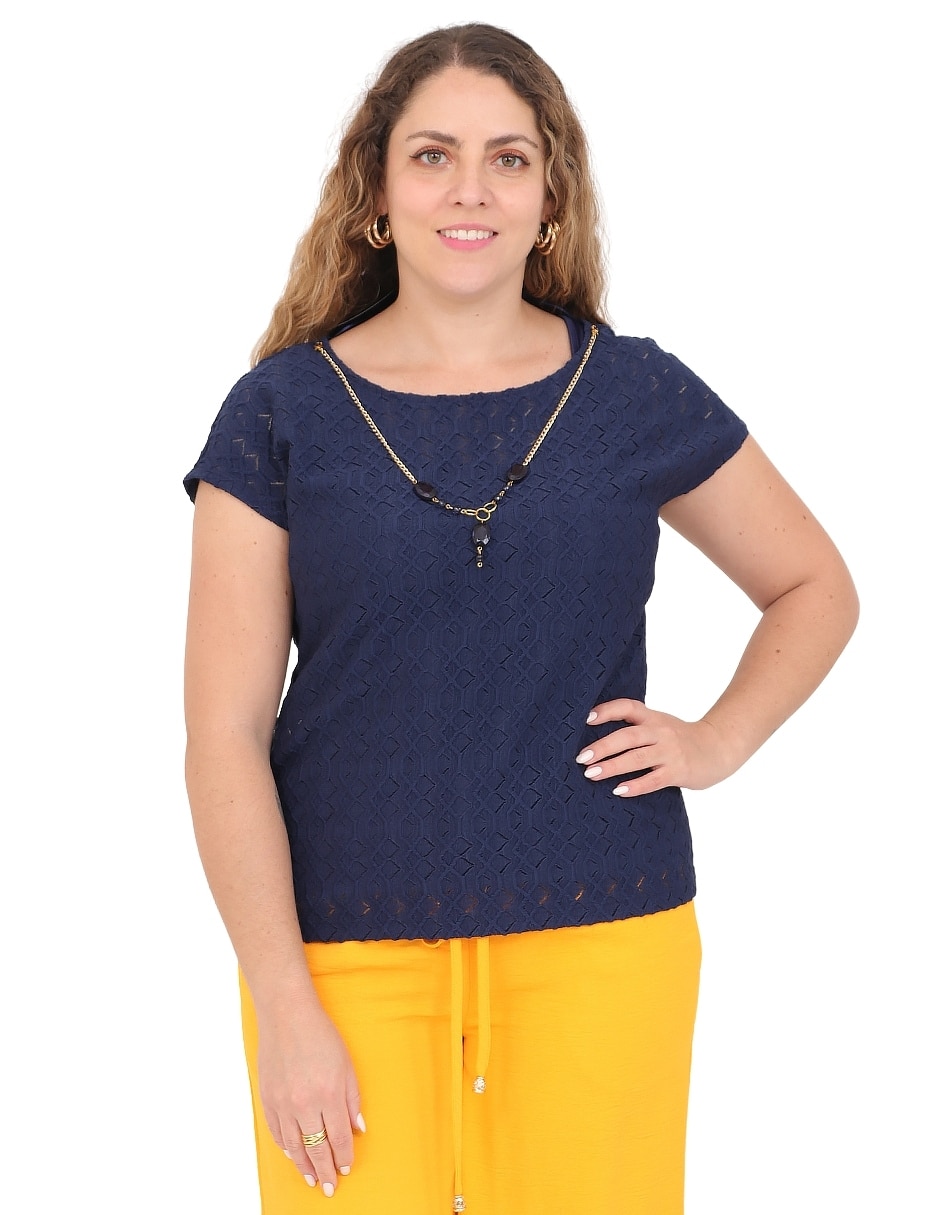 Blusa manga corta para mujer 1