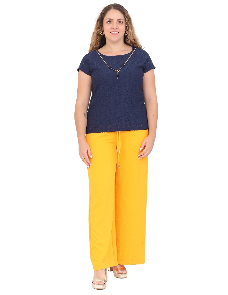 Blusa manga corta para mujer 11