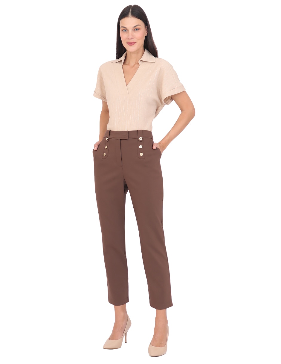 Pantalón duplan slim para mujer