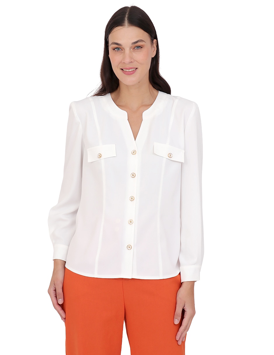 Blusa manga larga para mujer 1