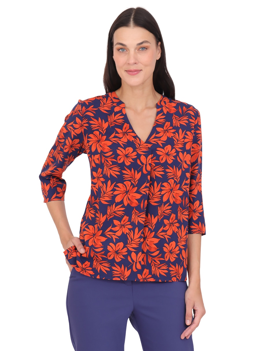 Blusa manga 3/4 para mujer 1