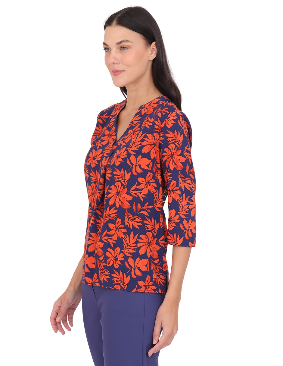 Blusa manga 3/4 para mujer 7