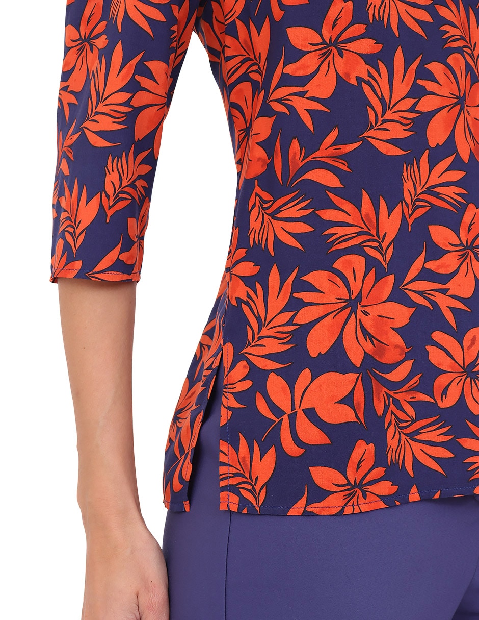 Blusa manga 3/4 para mujer 8