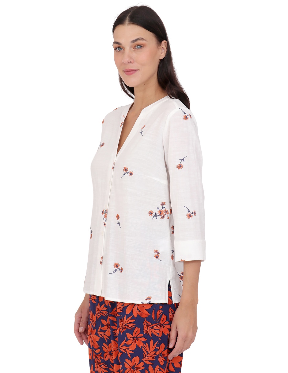 Blusa manga 3/4 para mujer 3
