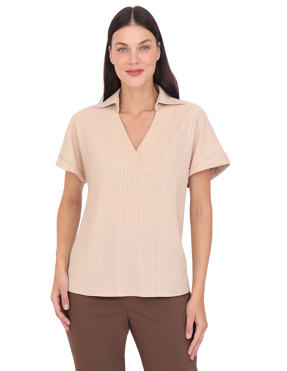Blusa manga corta para mujer 1