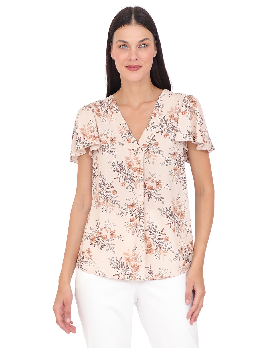 Blusa manga corta para mujer 1