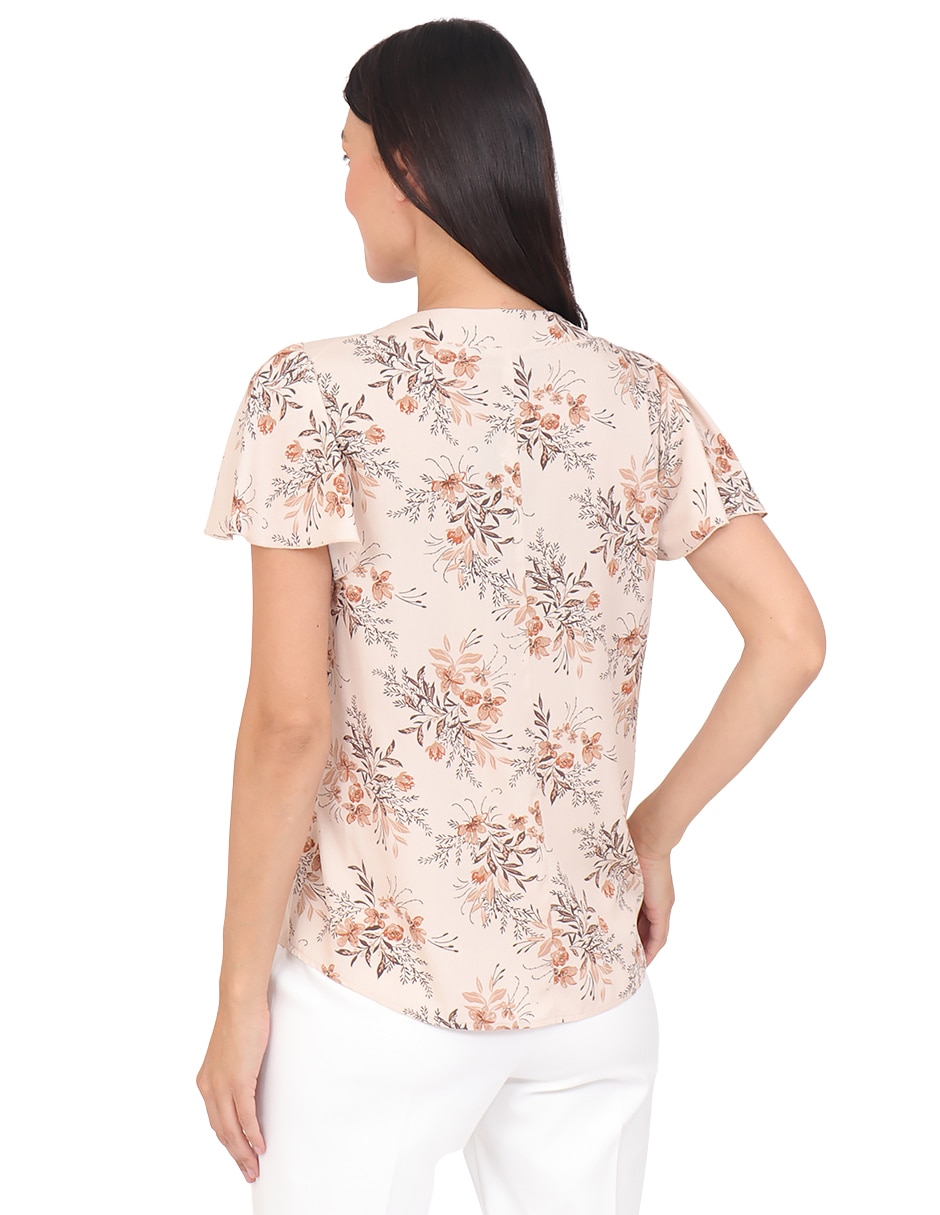 Blusa manga corta para mujer 7