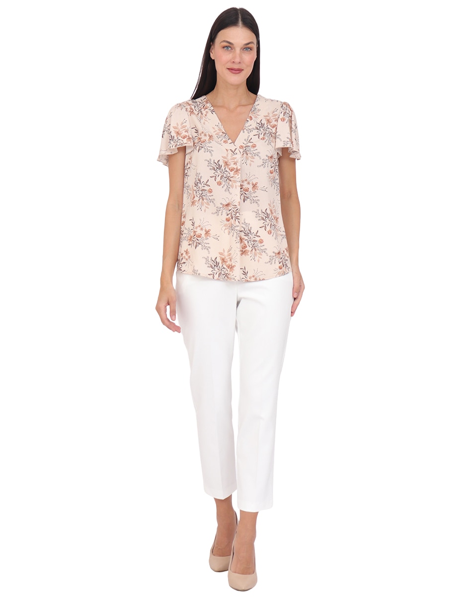 Blusa manga corta para mujer 11