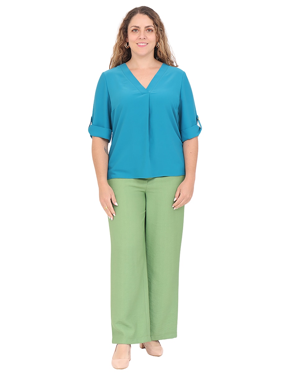 Blusa manga corta para mujer 6