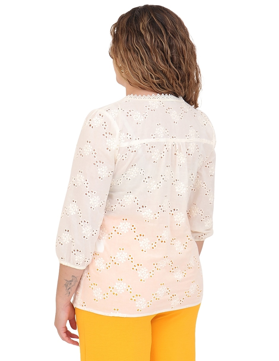Blusa manga 3/4 para mujer 3
