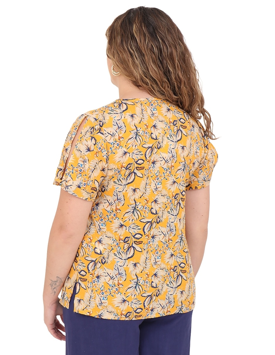 Blusa manga corta para mujer 2