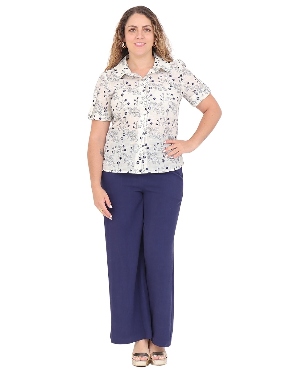 Blusa manga corta para mujer 11